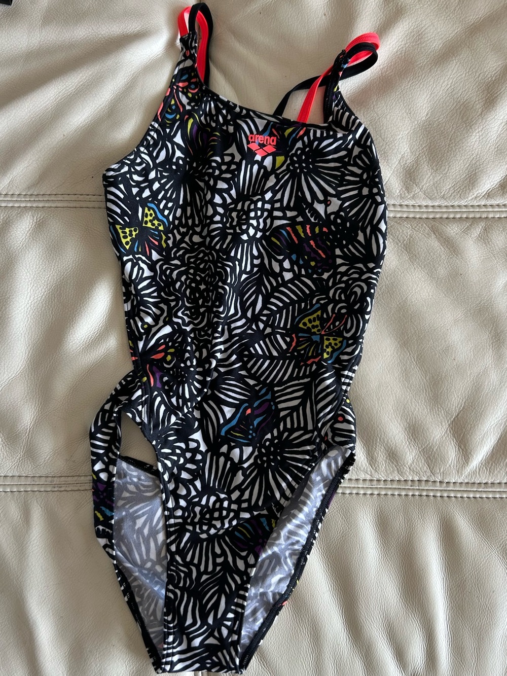 Brand New COLORS BOOK SWIMSUIT SWIM TECH MULTI